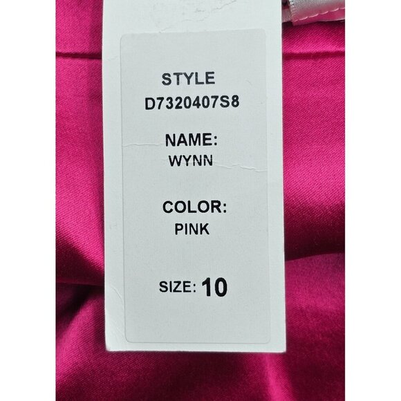 NWT Women's - Diane von Furstenberg Pink Silk Sleeveless Dress, Size 10 - Picture 5 of 8